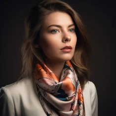 Küçük Kare İpek Eşarp